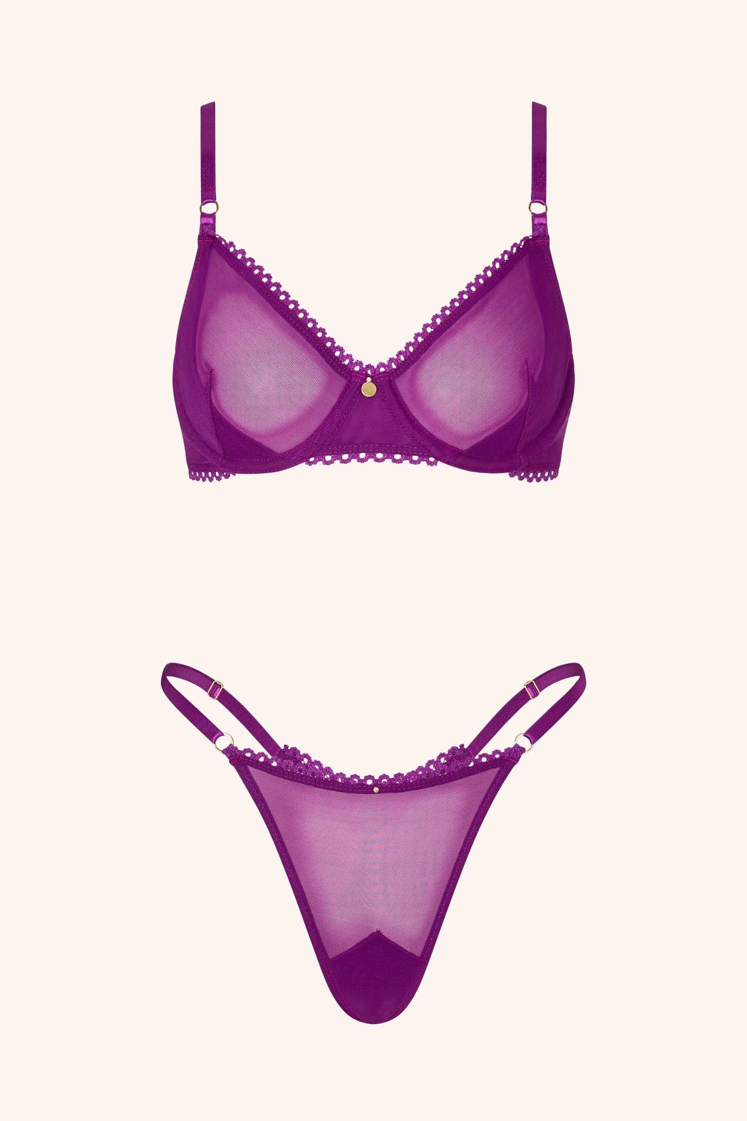 Push Up Bra Plum - Image 4