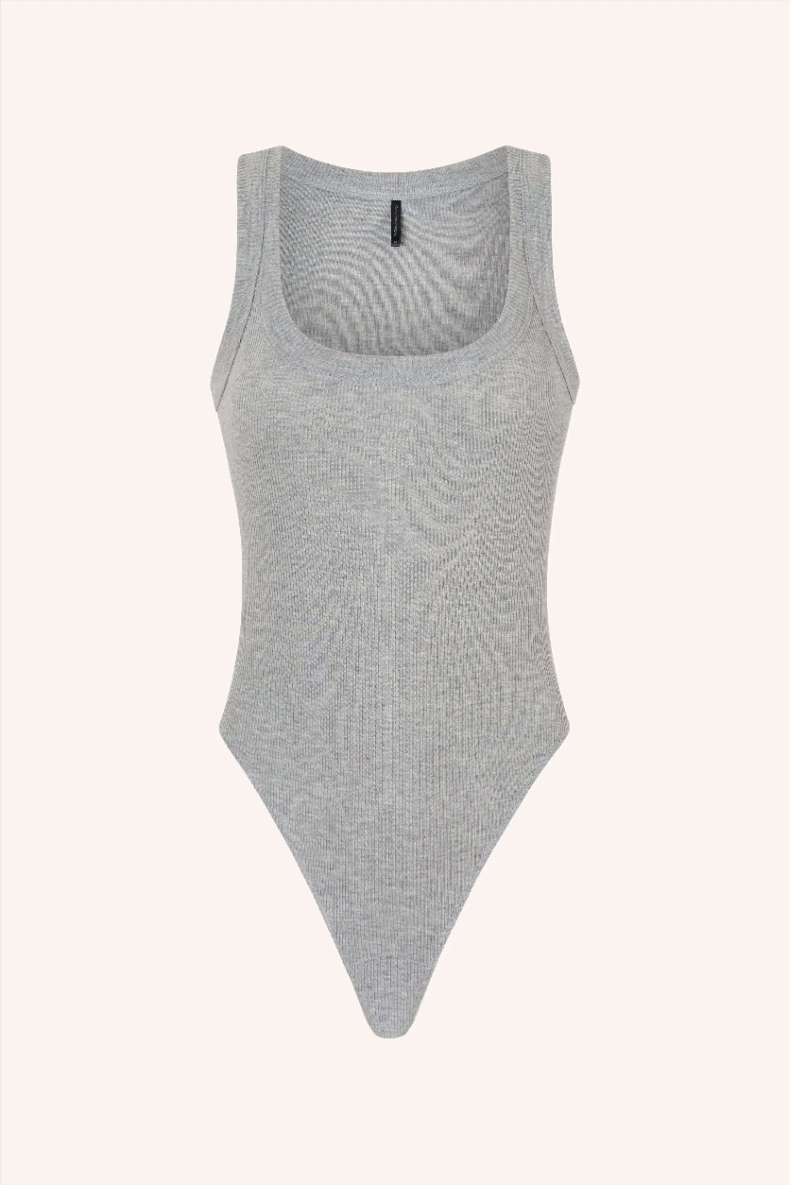 Rib Bodysuit Grey - Image 9