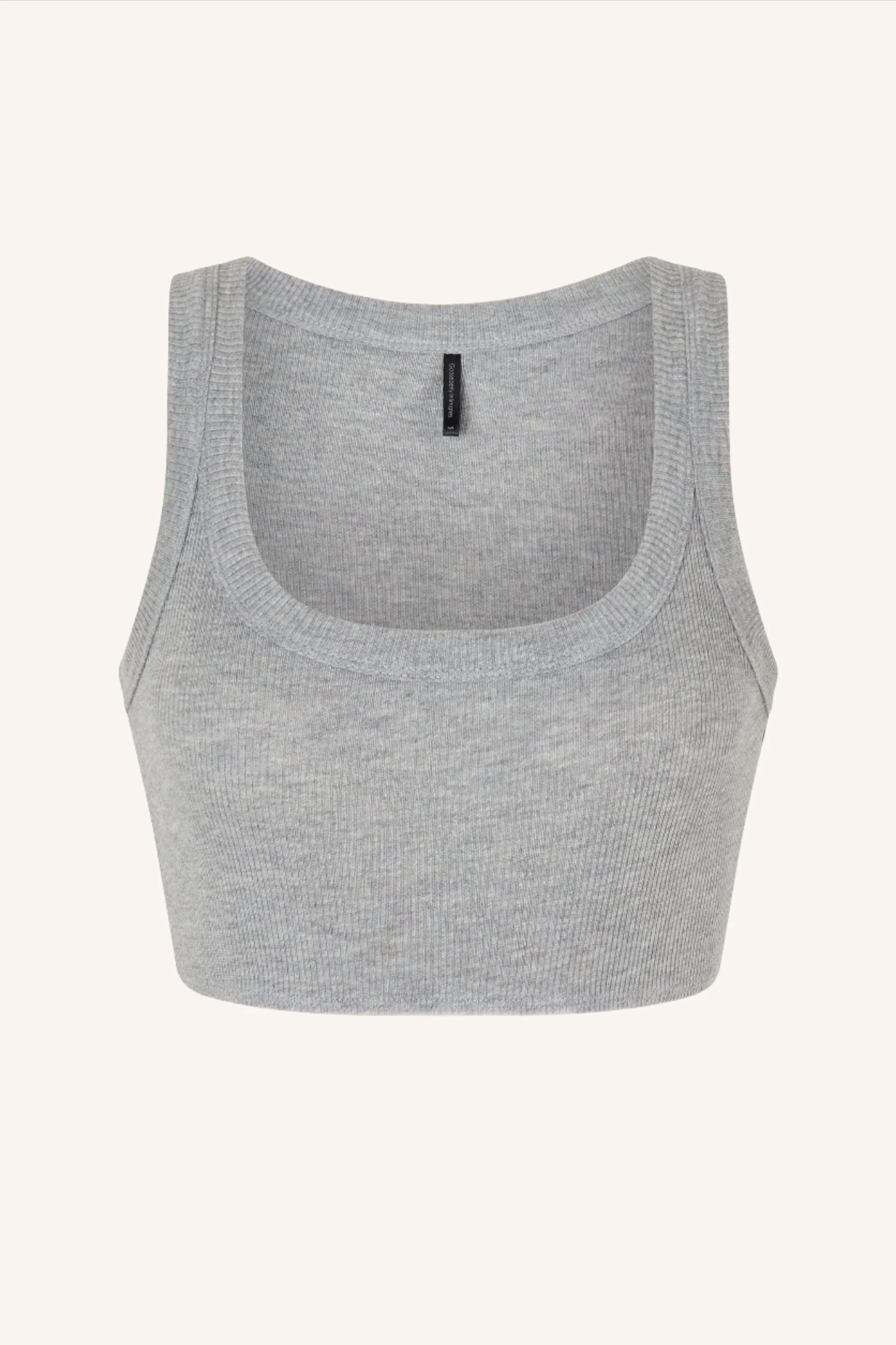 Rib Crop Grey - Image 8