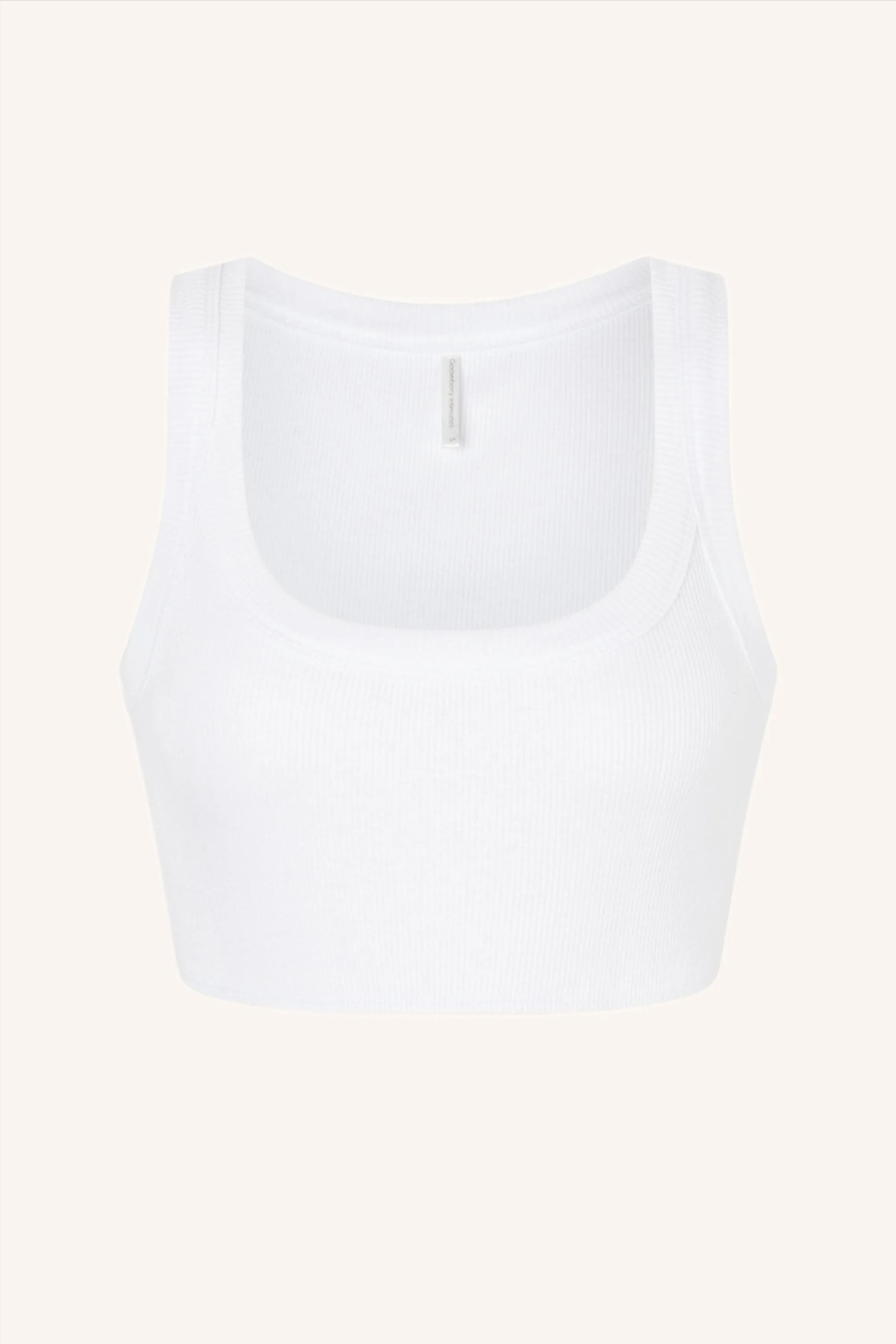 Rib Crop White - Image 9