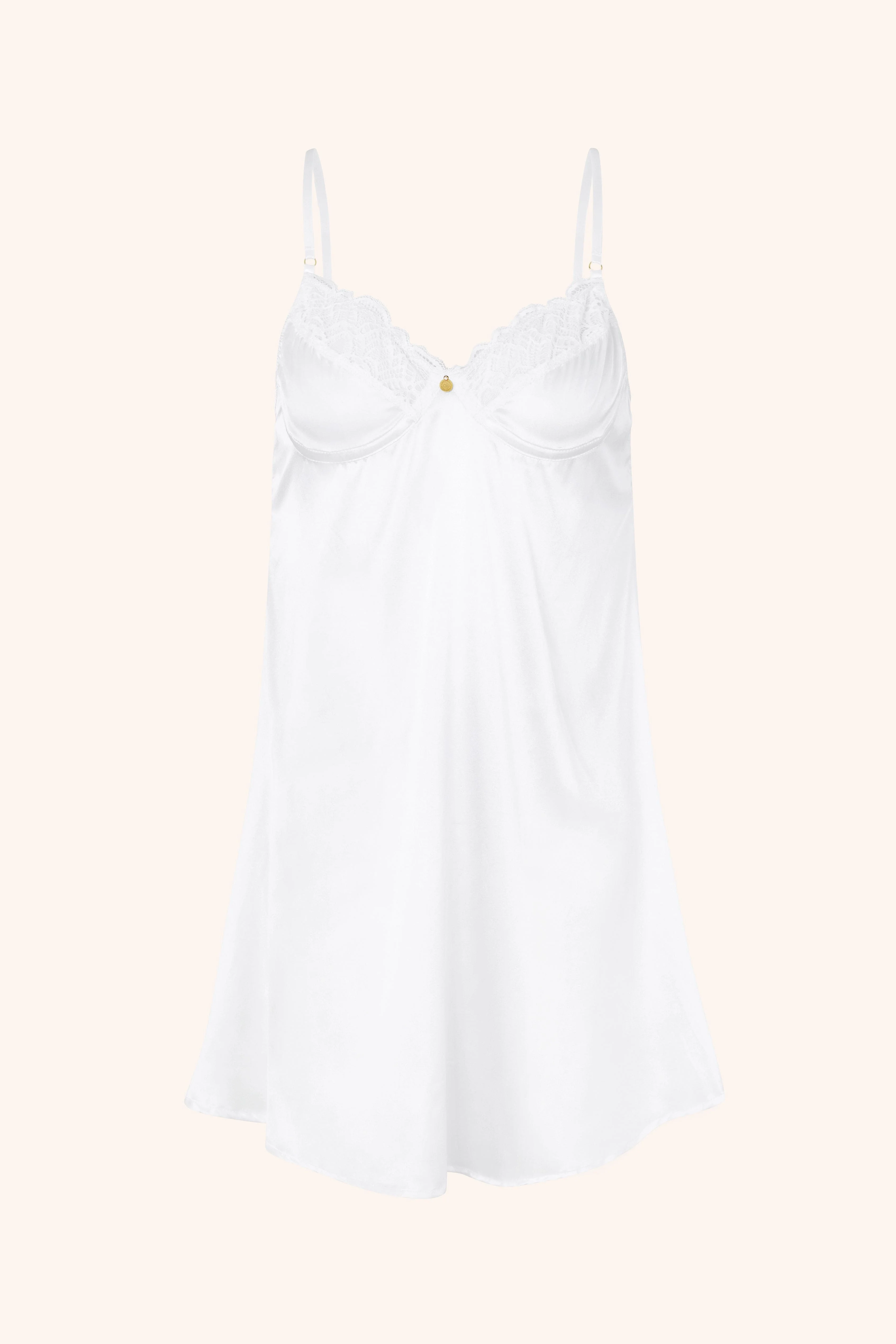 Slip Dress Ivory - Image 9
